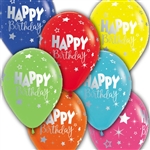 Happy Birthday Latex Balloons