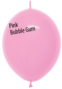 12in Link-O-Loon Fashion PINK BUBBLE GUM