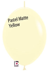 12in Link-O-Loon PASTEL MATTE YELLOW Betallatex