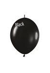 6 inch Link-O-Loon DELUXE BLACK, Price Per Bag of 50