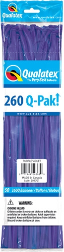 260Q Q-Pak PURPLE VIOLET Qualatex