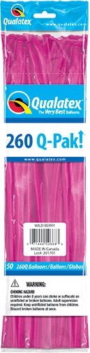 260Q Q-Pak WILD BERRY Qualatex