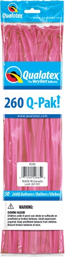 260Q Q-Pak ROSE Qualatex