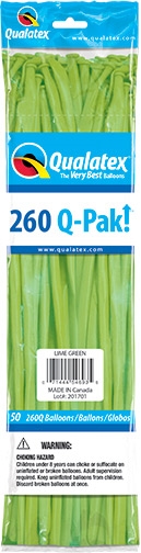 260Q Q-Pak LIME GREEN Qualatex
