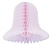 5in Classic Tissue Bell PINK, Price Per Package of 4