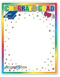 18 inch x 13 inch Congrats Grad Partygraph