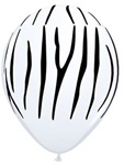 11 inch Zebra Stripes on White