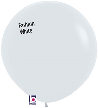 36 inch Betallatex Fashion WHITE Latex Balloon