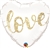 18 inch Love Glitter GOLD Foil Balloon