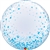 Deco Bubble Blue Confetti Dots