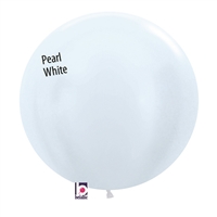 24 inch Pearl WHITE Balloon