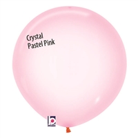 Crystal Pastel PINK Balloons
