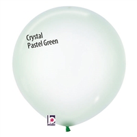 Crystal Pastel GREEN Balloons