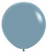 24 inch Pastel Dusk BLUE Balloon