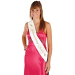 Homecoming Queen Satin Sash