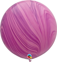 30 inch SuperAgate Qualatex PINK VIOLET