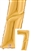 64 inch Number SEVEN Gigaloon Gold