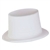 Full size White Velour Top Hat
