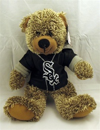 14 inch MLB White Sox Bear with Sweatshirt Hoodie