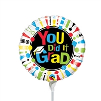 You Did It Grad Foil Balloon
