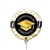 Graduate Gold Chevron Dots Foil Balloon