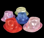 Light-Up Sequin Fedora