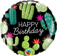 18 inch Birthday Cactuses