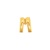 7in GOLD Letter M Megaloon Jr., Price Per Bag of 5