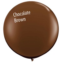 3 foot CHOCOLATE BROWN