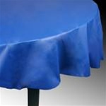 Table Cover 84in Round ROYAL BLUE, Price Per EACH