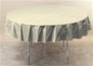 Table Cover 84in Round IVORY, Price Per EACH