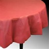 Table Cover 84in Round RED, Price Per EACH