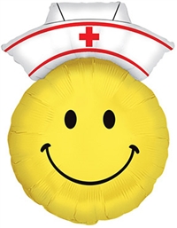 28 inch Smiley Nurse foil balloon