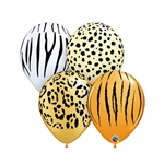 Safari 5 inch Latex Balloon Assortment