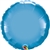 Qualatex Chrome Blue Round Foil Balloon