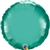 Qualatex Chrome Green Round Foil Balloon