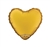 9in Gold HEART - Foil Balloon - 6 Pack - Price Per EACH