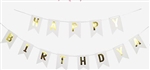 Happy Birthday Pennant Banner 8 inch x 10 feet