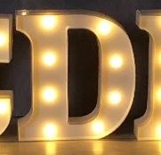 8 inch Party Marquee Letter D