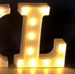 8 inch Party Marquee Letter L