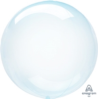 BLUE Crystal CLEARZ Poly Balloon