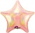19 inch Pastel Pink Star Dazzler Holographic Foil Balloon