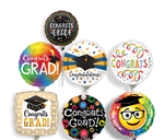 9 inch Graduate Assortment Foil Balloon