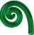 14 inch Kurly Spiral GREEN