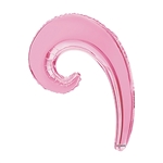 14 inch Kurly Wave PINK foil balloon