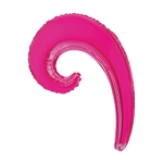 Kurly Wave HOT PINK foil balloon