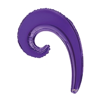 14 inch Kurly Wave PURPLE foil balloon