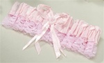 Garter/Arm Band Pink with Pink Lace Heart