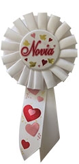 6 1/2in Novia Rosette Award Ribbon