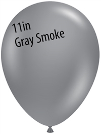 Gray SMOKE TufTex Balloon